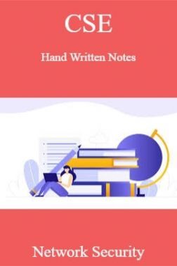 CSE Hand Written Notes Network Security